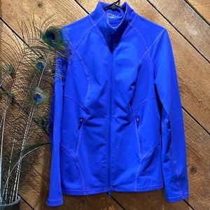 Zella Indigo Blue Athletic Jacket Size L